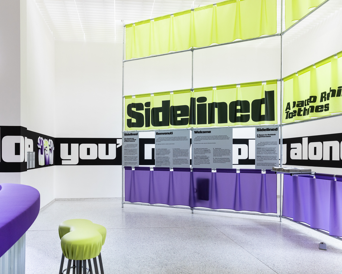 WiseType®, project: SIDELINED: A Space to Rethink Togetherness (Fig. 31)