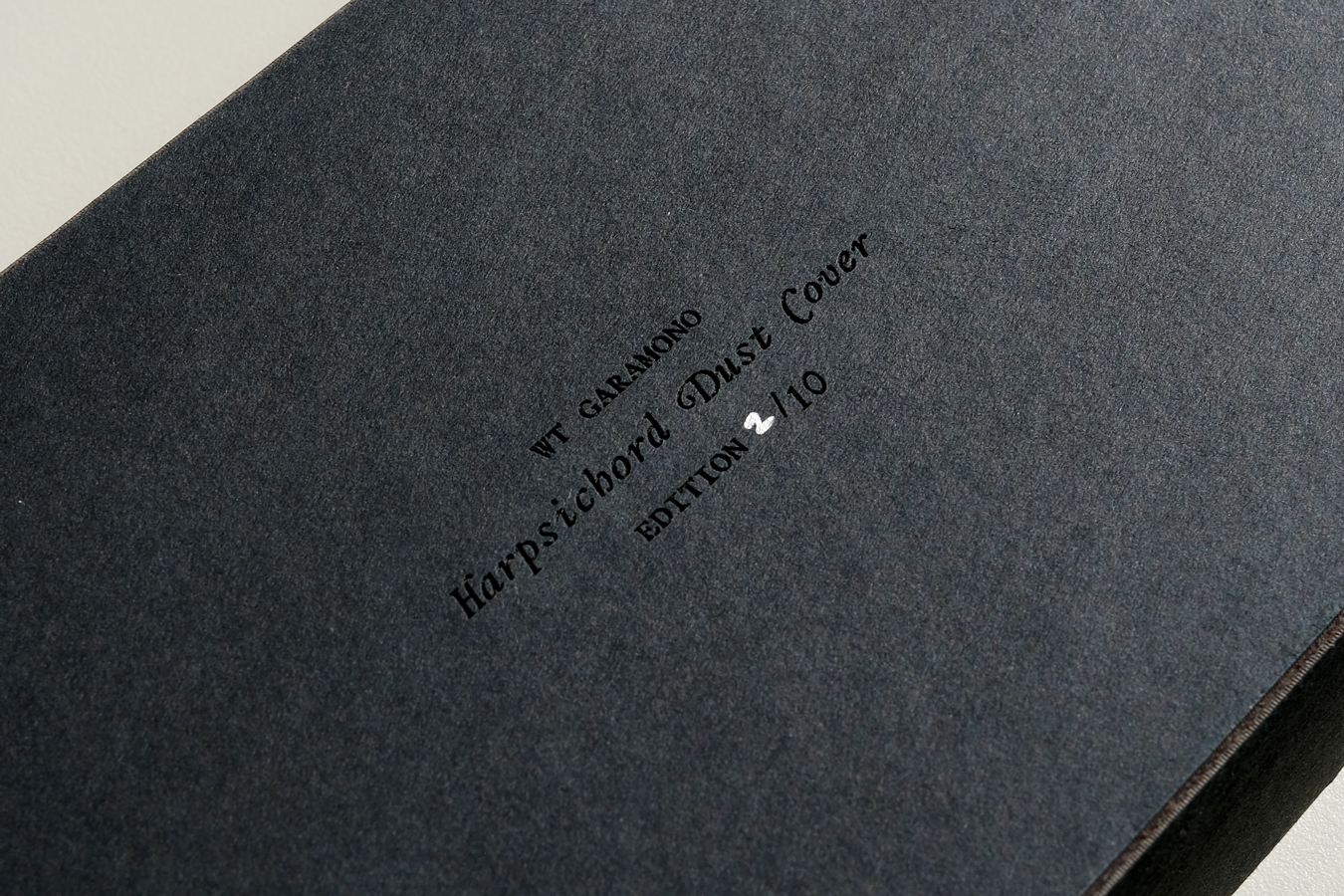 WiseType®, object: Garamono Harpsichord Dust Cover (Fig. 5)